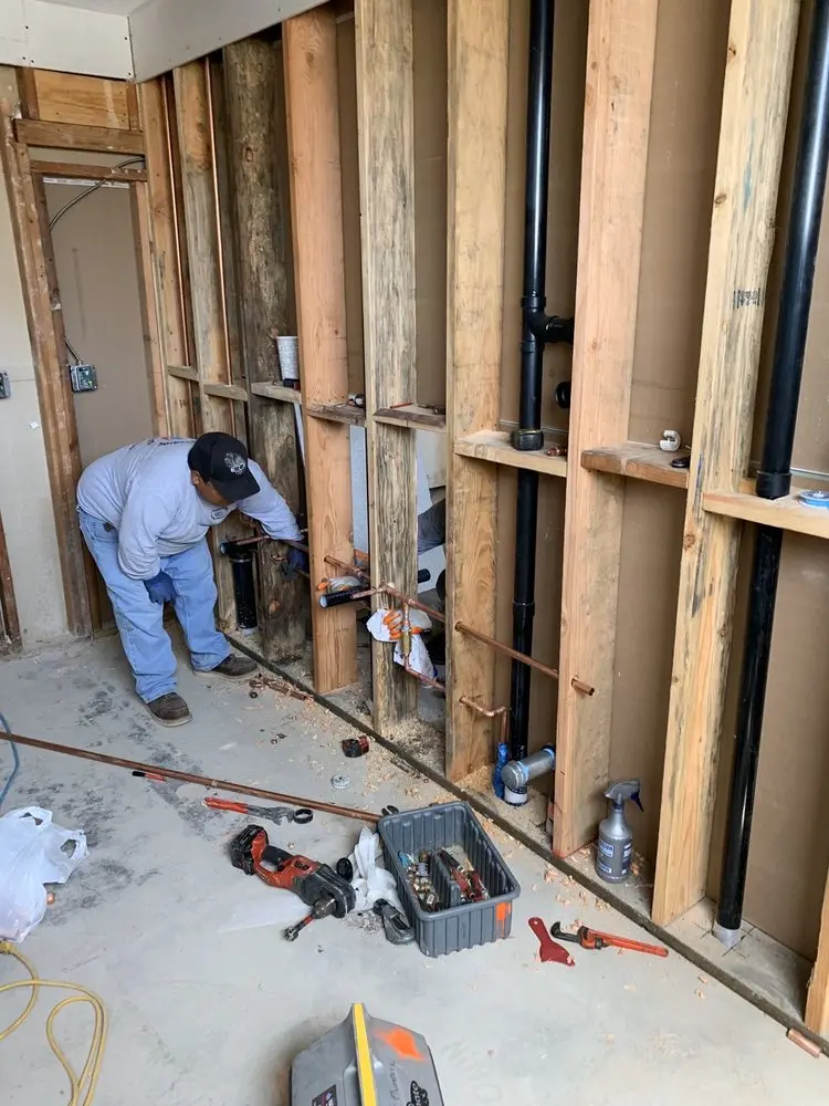 Commercial rough-in plumbing for Water Heater Replacement in Augusta Ranch